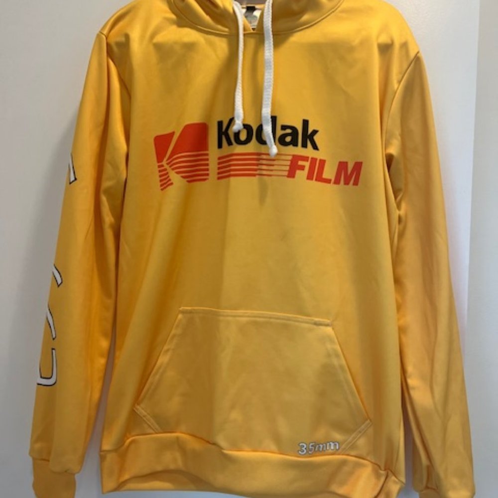 NWOT! Kodak nylon yellow hoodie